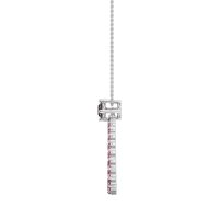 Tear Drop Halo Necklace