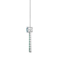 Tear Drop Halo Necklace