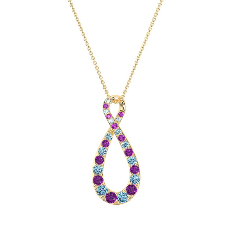 Twisted Infinity Necklace