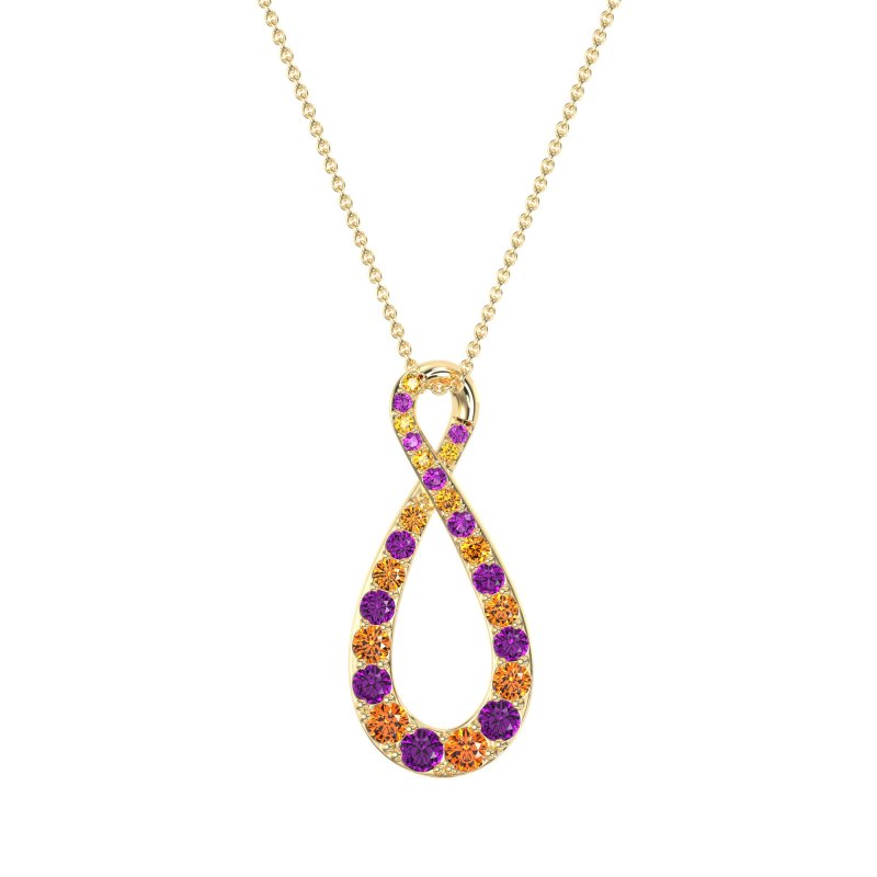 Twisted Infinity Necklace