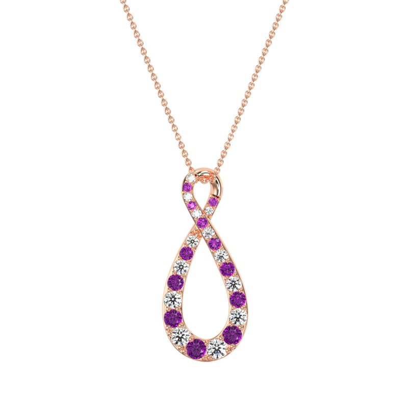 Twisted Infinity Necklace