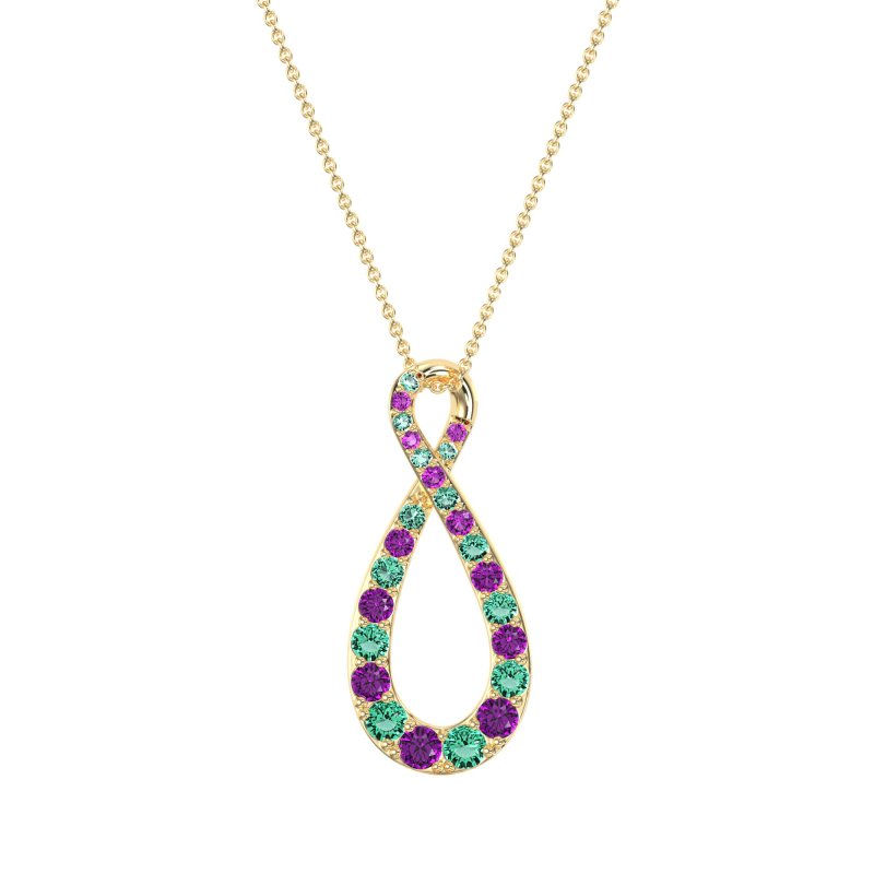 Twisted Infinity Necklace