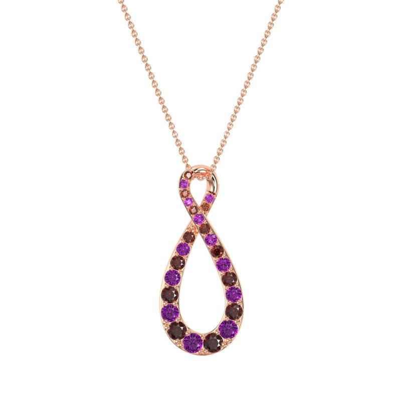 Twisted Infinity Necklace