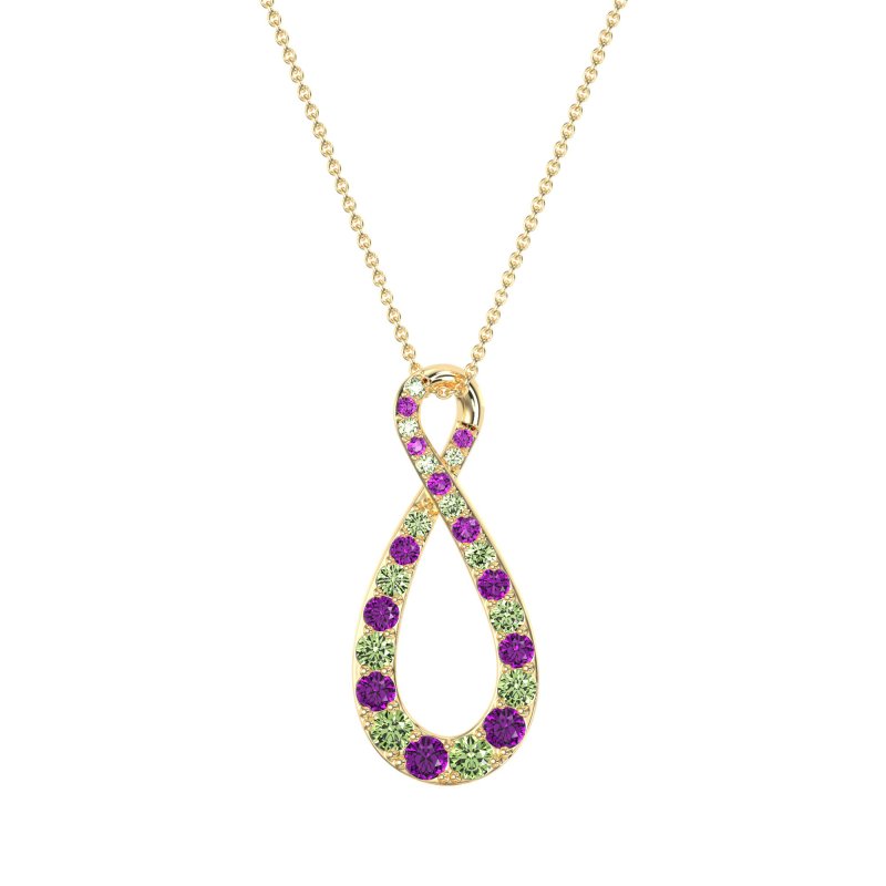 Twisted Infinity Necklace