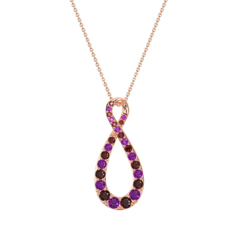 Twisted Infinity Necklace