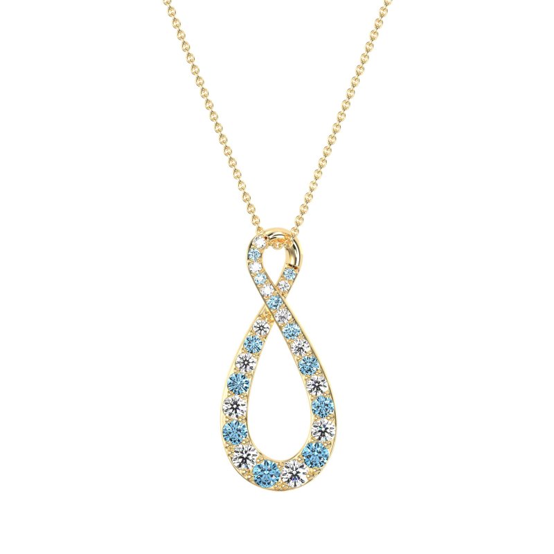 Twisted Infinity Necklace