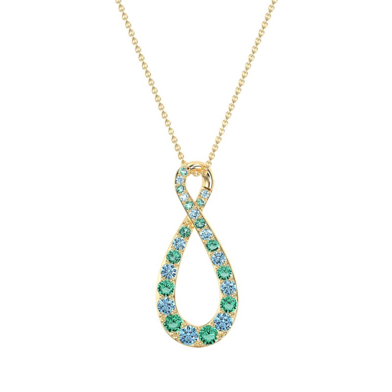 Twisted Infinity Necklace