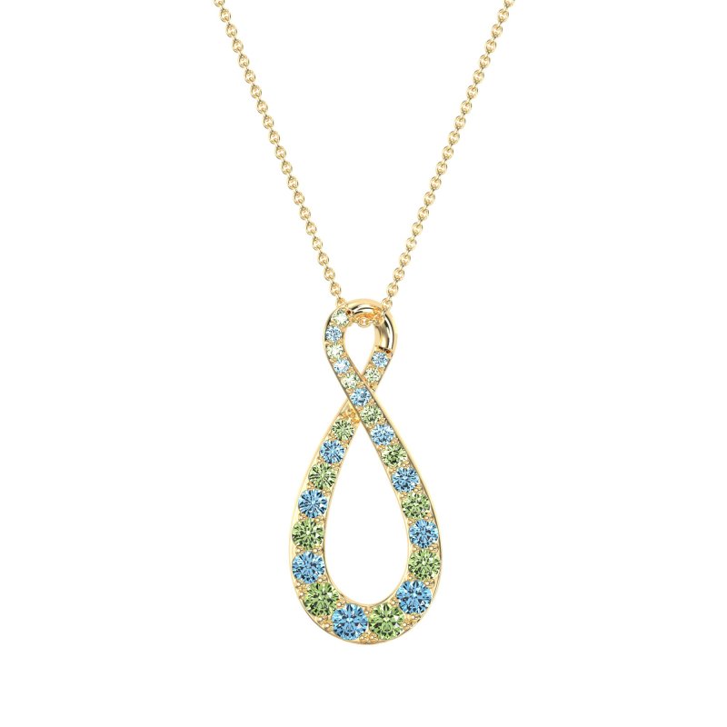 Twisted Infinity Necklace