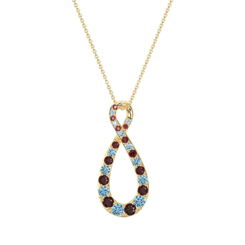 Twisted Infinity Necklace