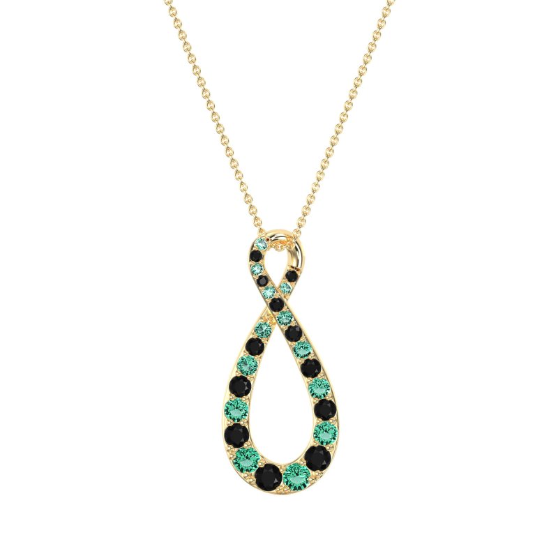 Twisted Infinity Necklace