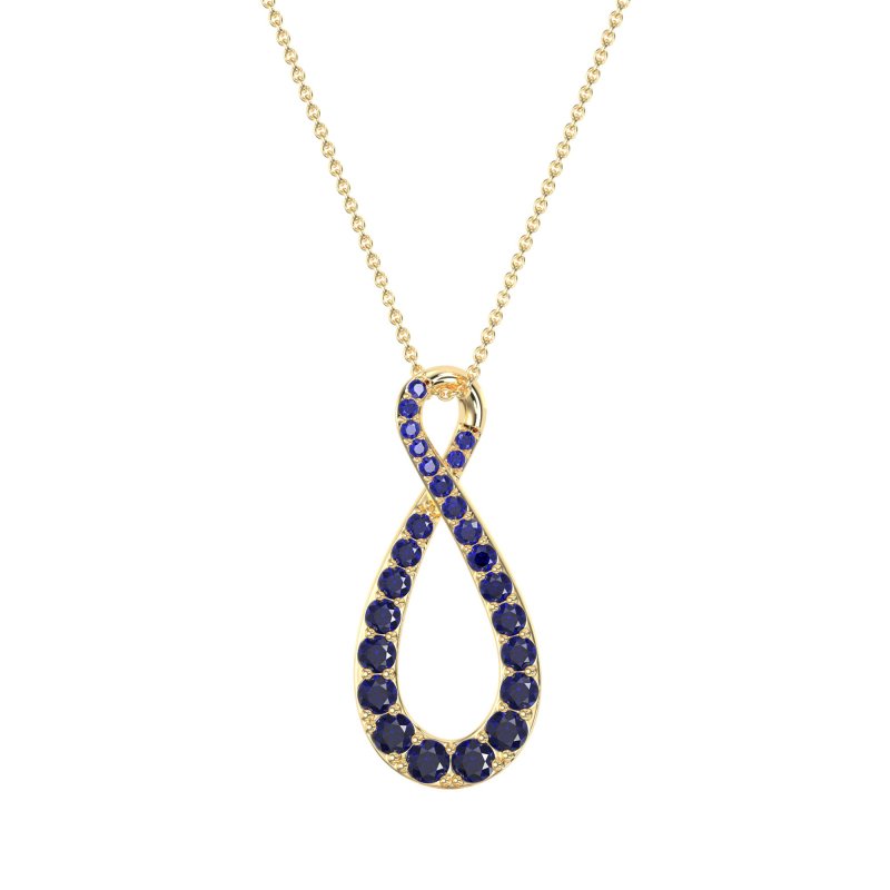 Twisted Infinity Necklace