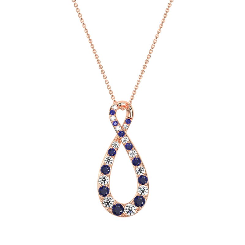 Twisted Infinity Necklace
