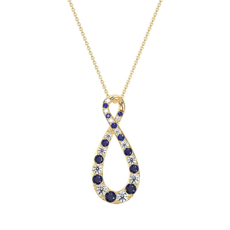 Twisted Infinity Necklace