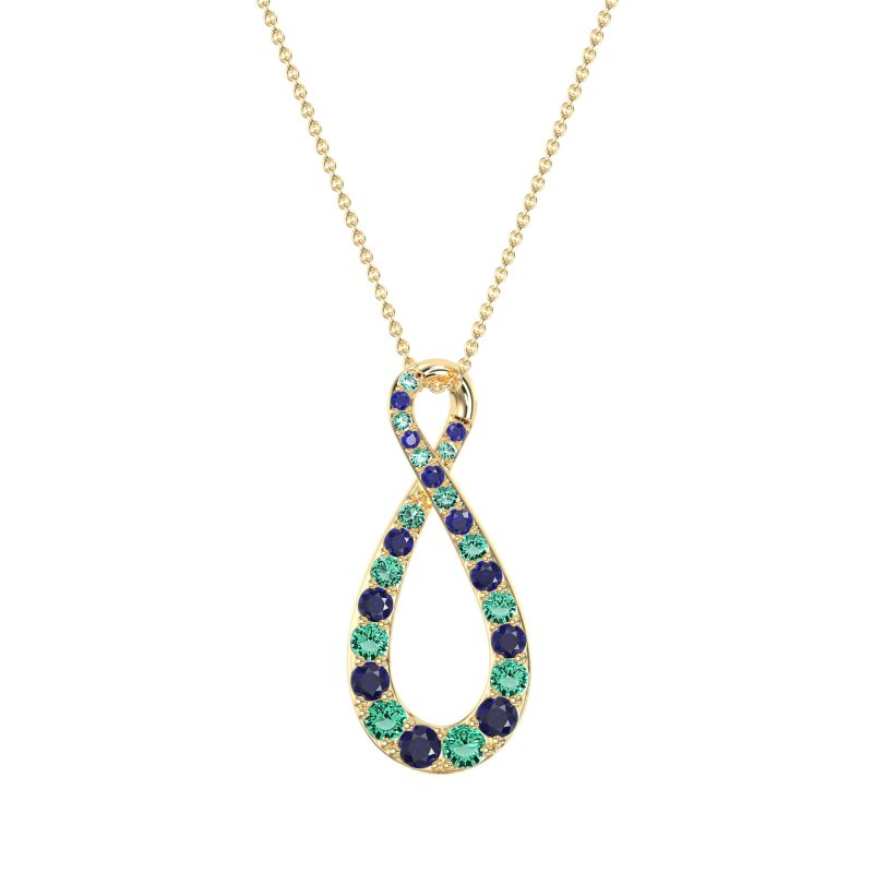 Twisted Infinity Necklace