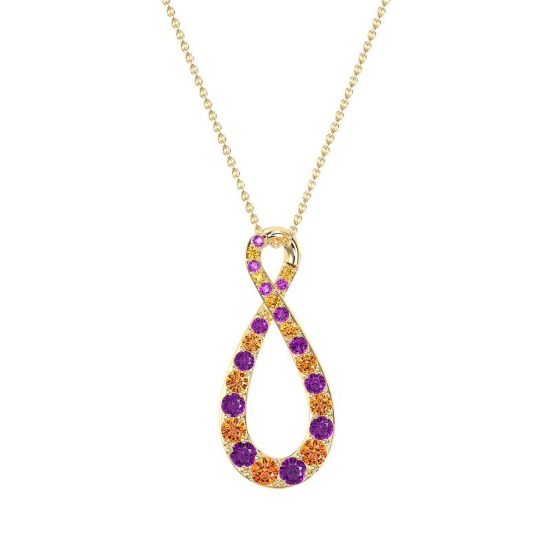 Twisted Infinity Necklace