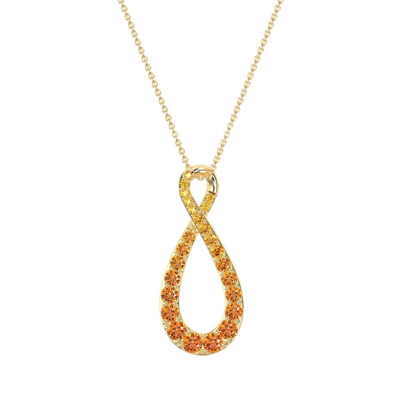 Twisted Infinity Necklace