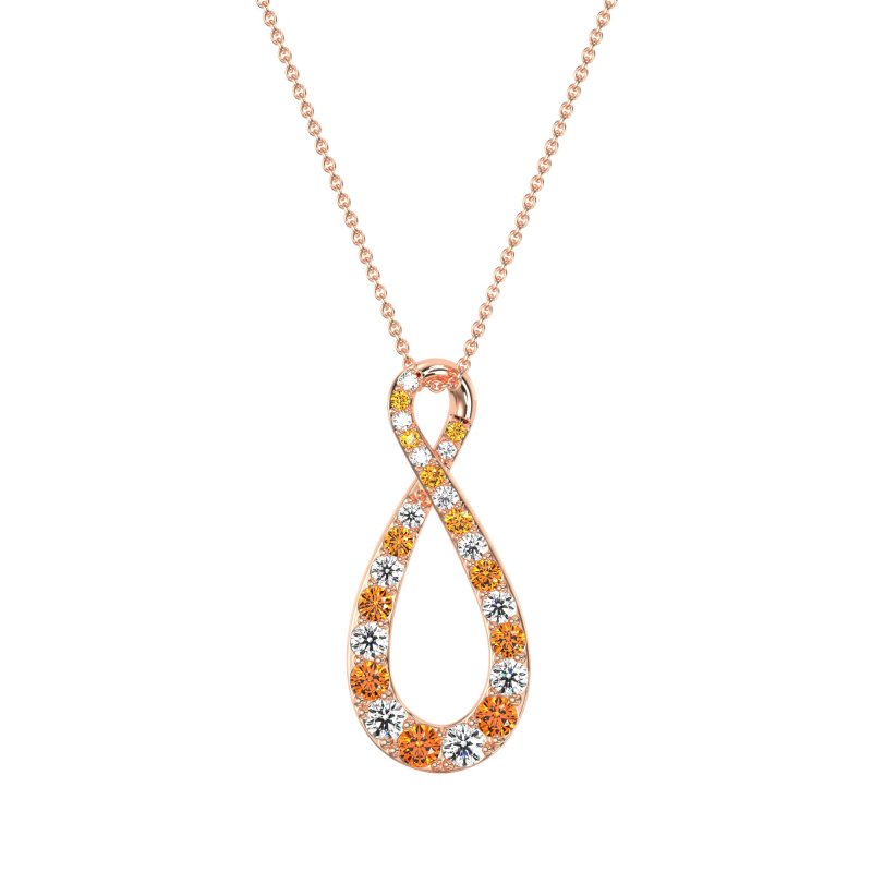 Twisted Infinity Necklace
