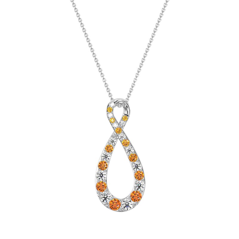 Twisted Infinity Necklace