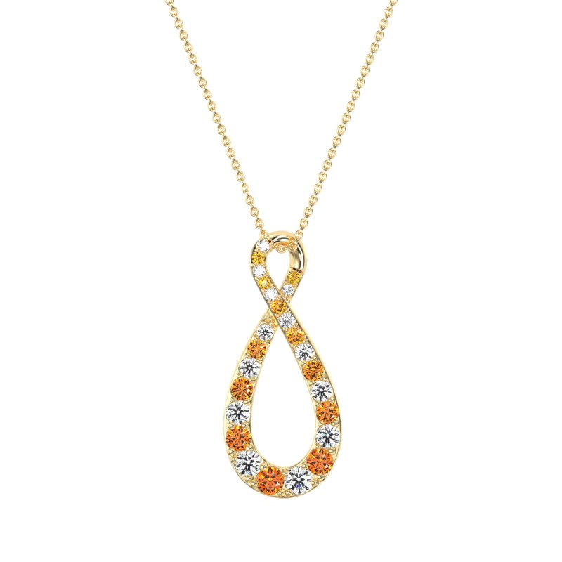 Twisted Infinity Necklace