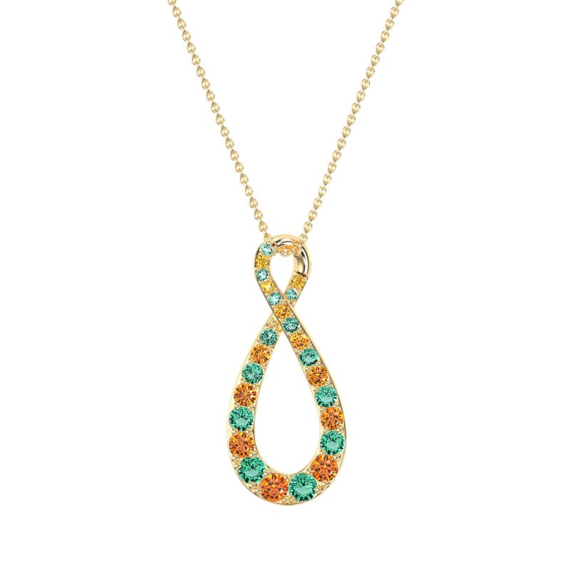 Twisted Infinity Necklace