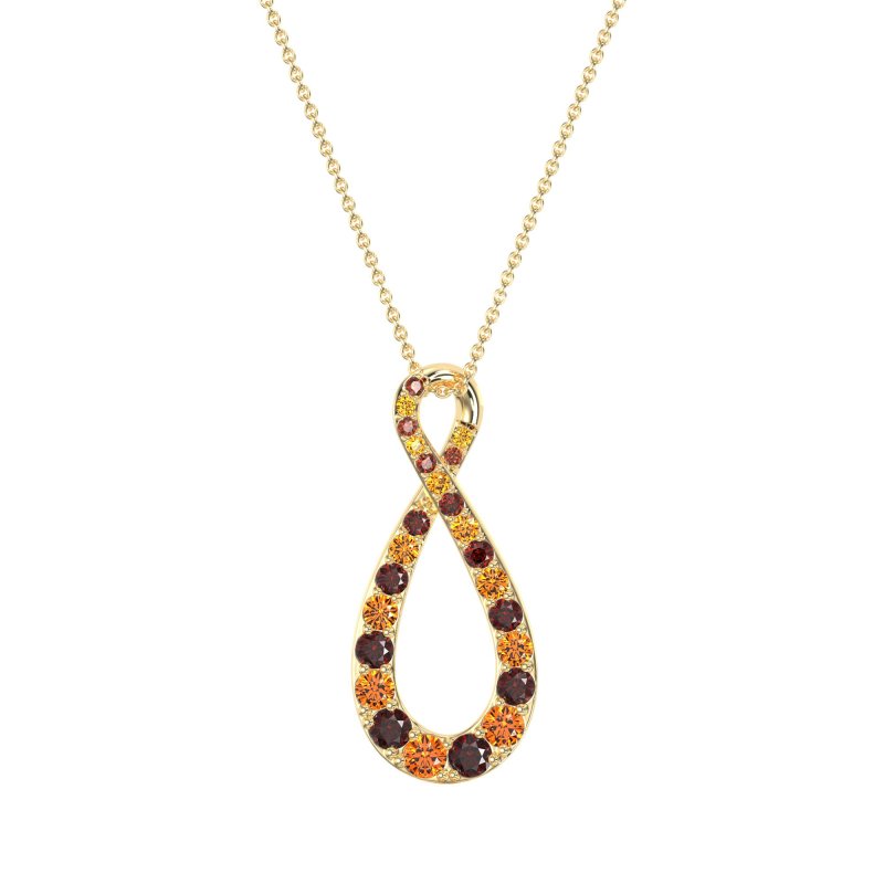 Twisted Infinity Necklace