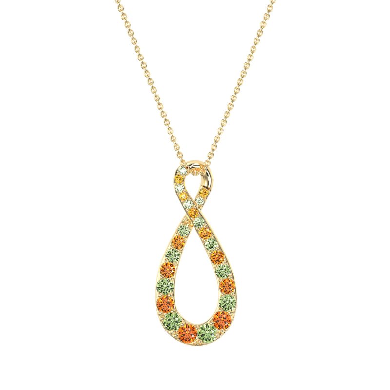 Twisted Infinity Necklace