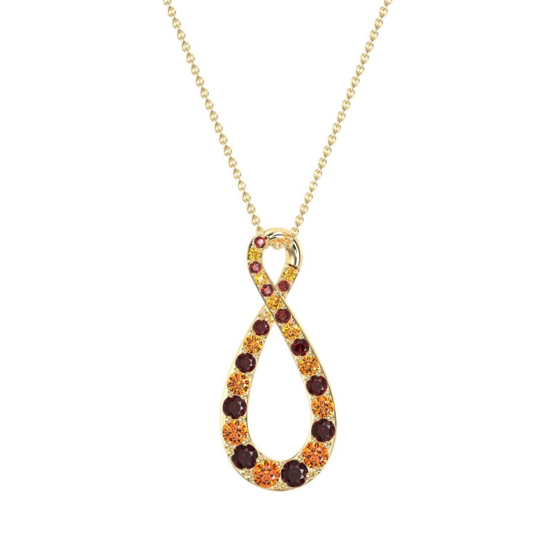 Twisted Infinity Necklace