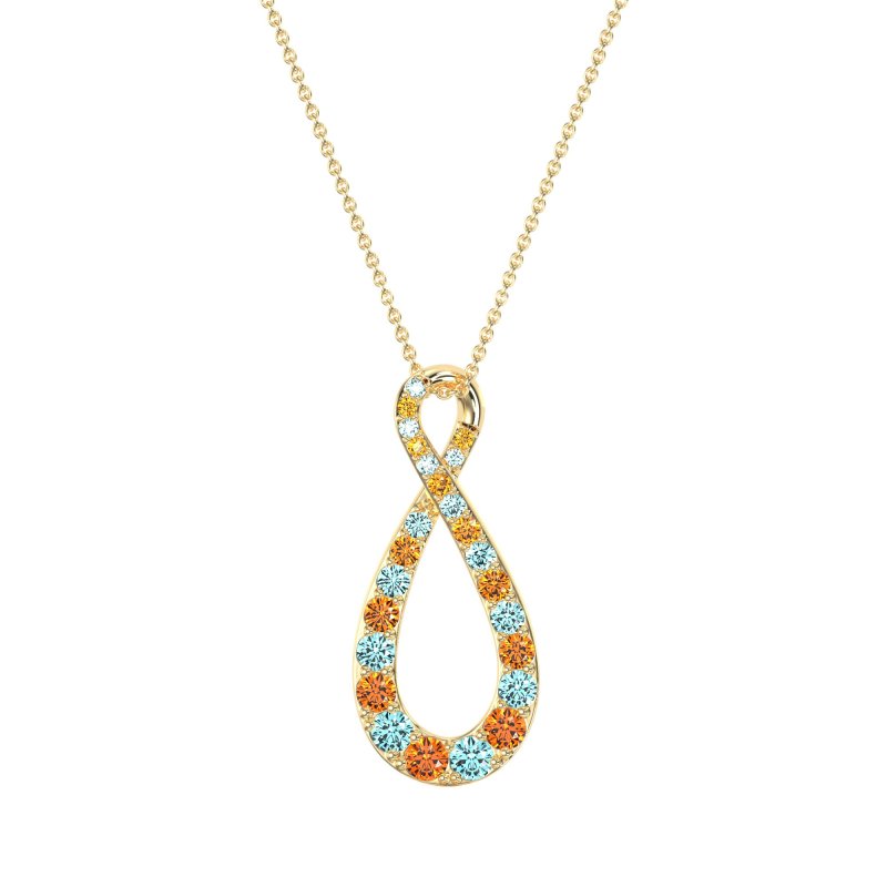 Twisted Infinity Necklace