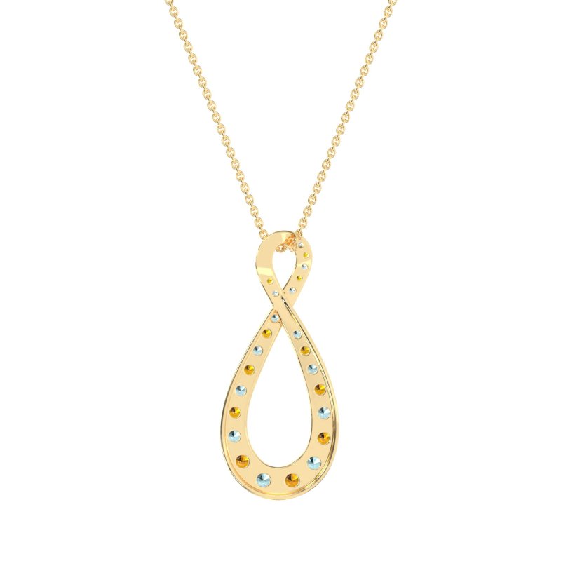 Twisted Infinity Necklace