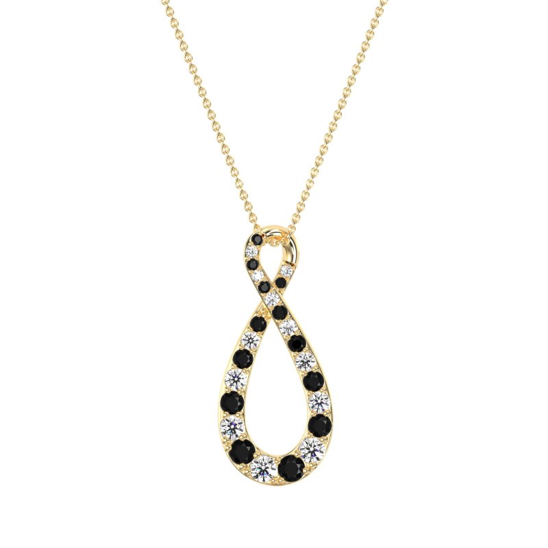 Twisted Infinity Necklace