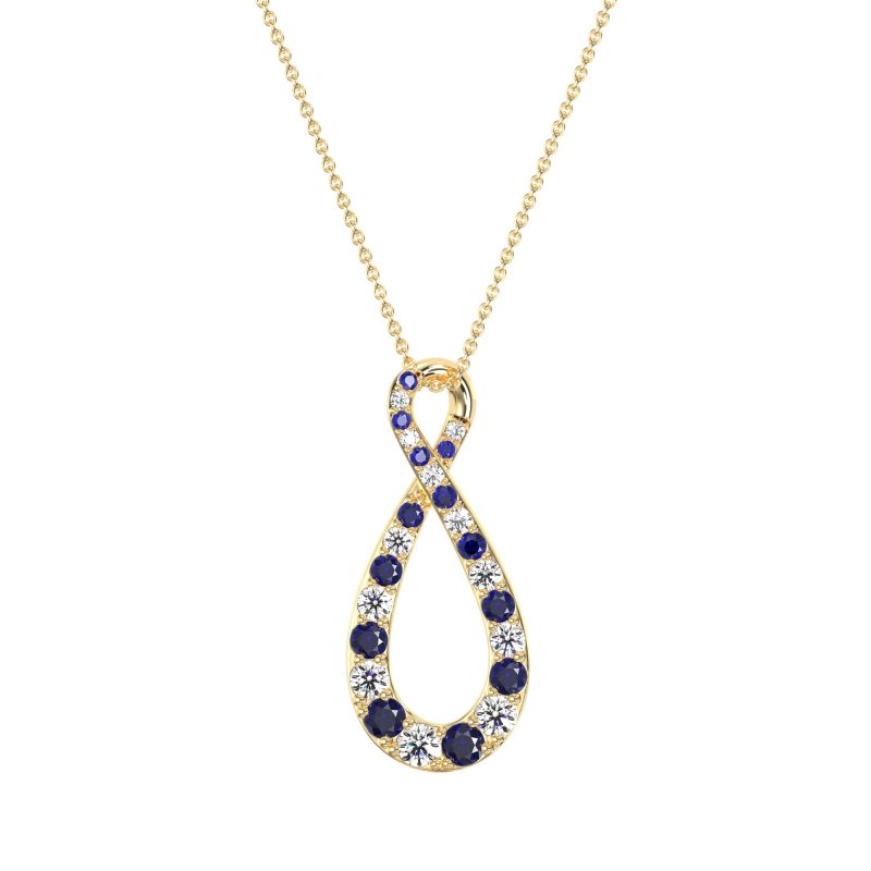 Twisted Infinity Necklace