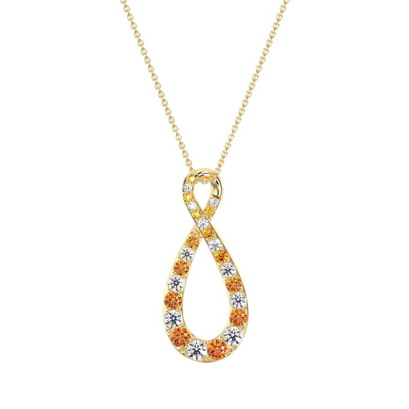 Twisted Infinity Necklace