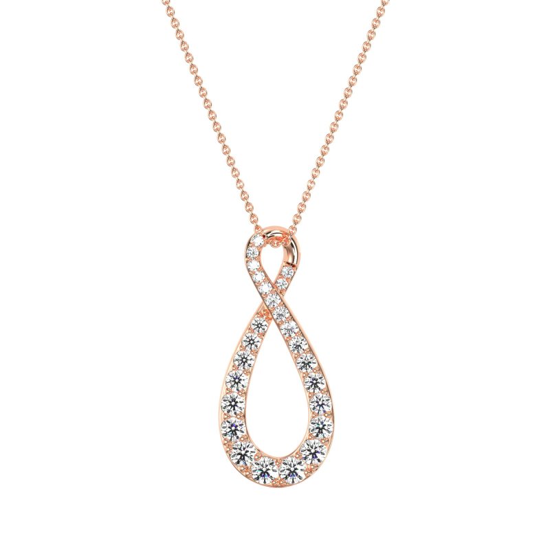 Twisted Infinity Necklace