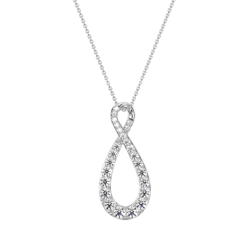 Twisted Infinity Necklace