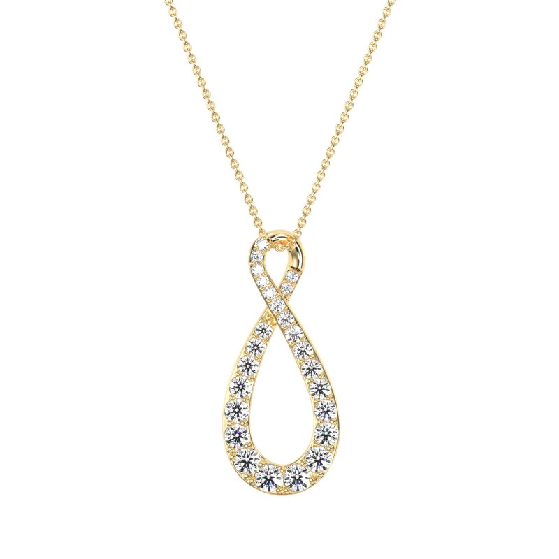 Twisted Infinity Necklace