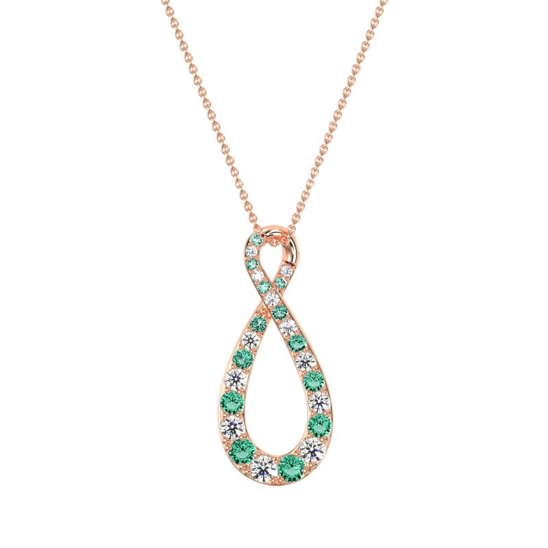 Twisted Infinity Necklace