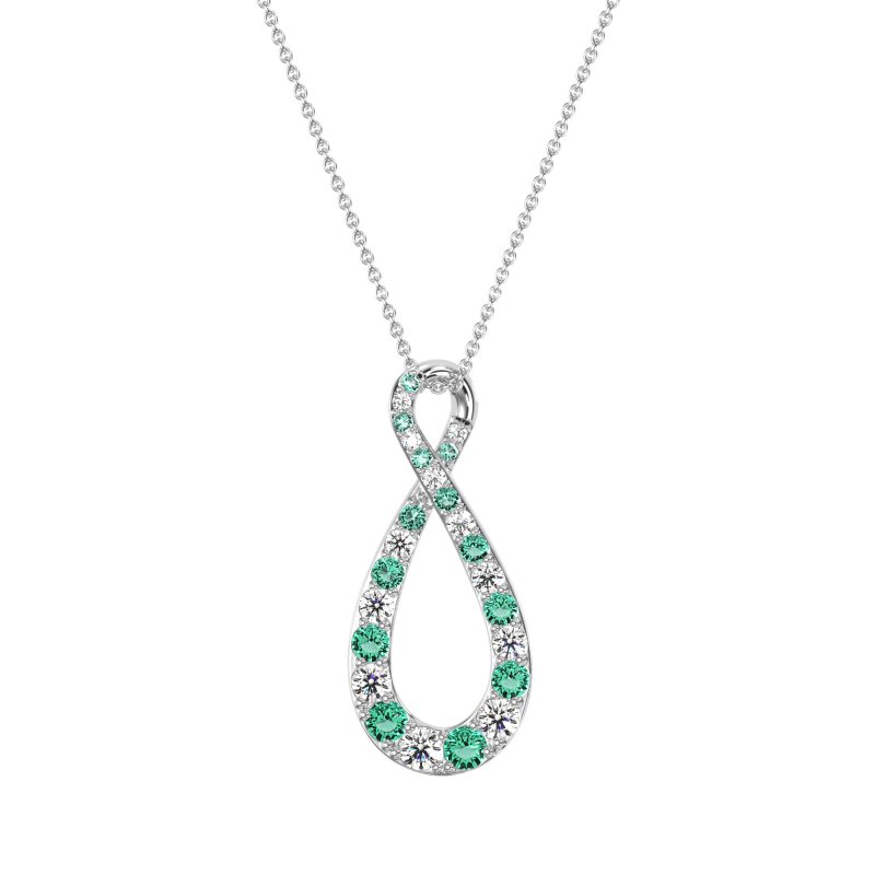 Twisted Infinity Necklace