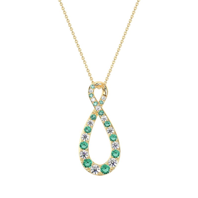 Twisted Infinity Necklace