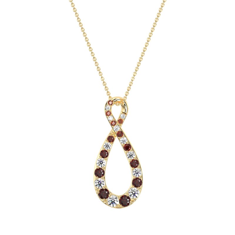 Twisted Infinity Necklace