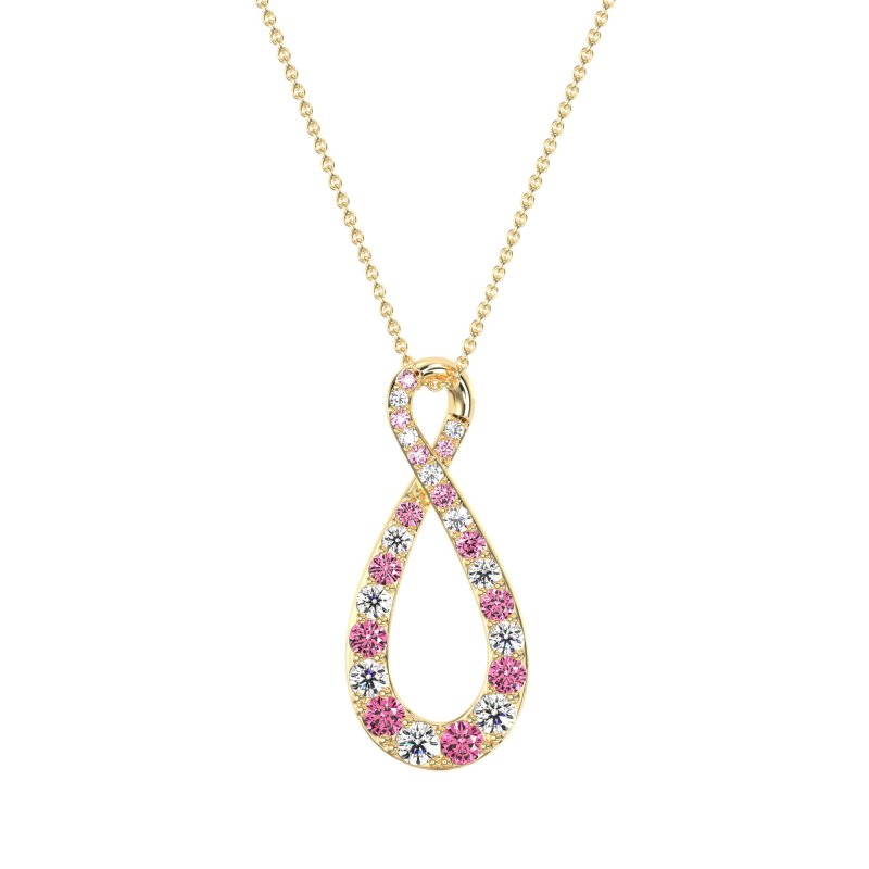 Twisted Infinity Necklace