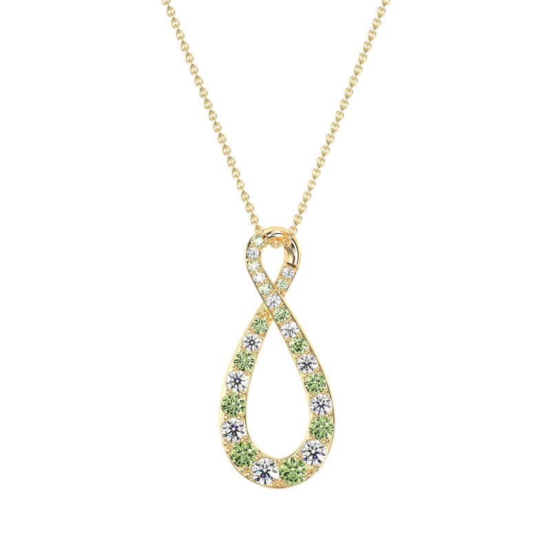 Twisted Infinity Necklace