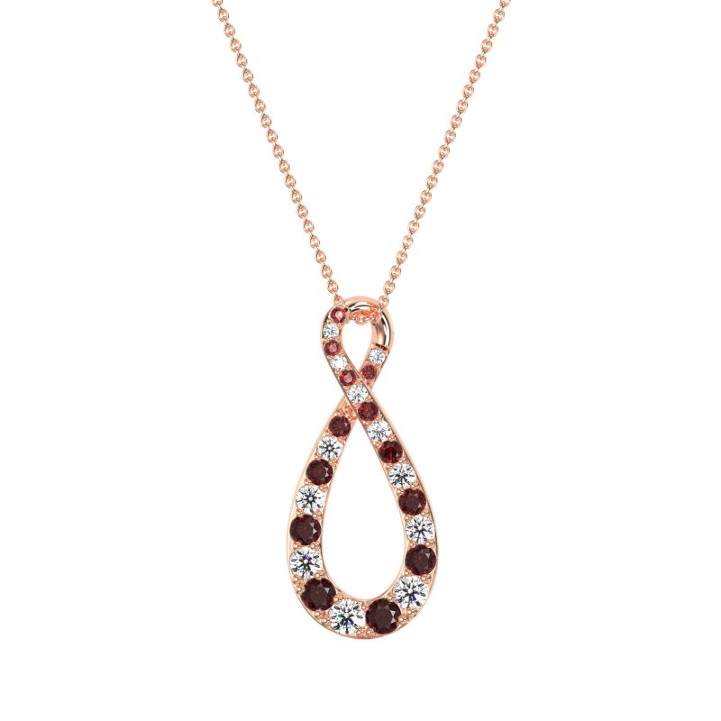 Twisted Infinity Necklace