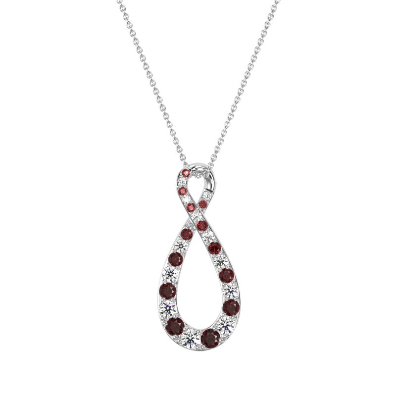 Twisted Infinity Necklace