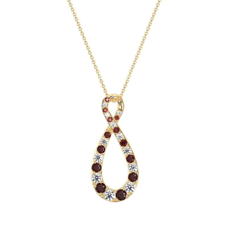 Twisted Infinity Necklace