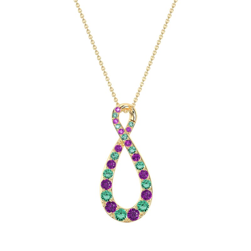 Twisted Infinity Necklace