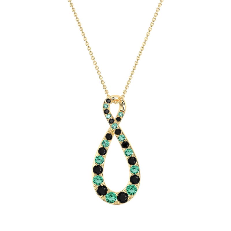 Twisted Infinity Necklace