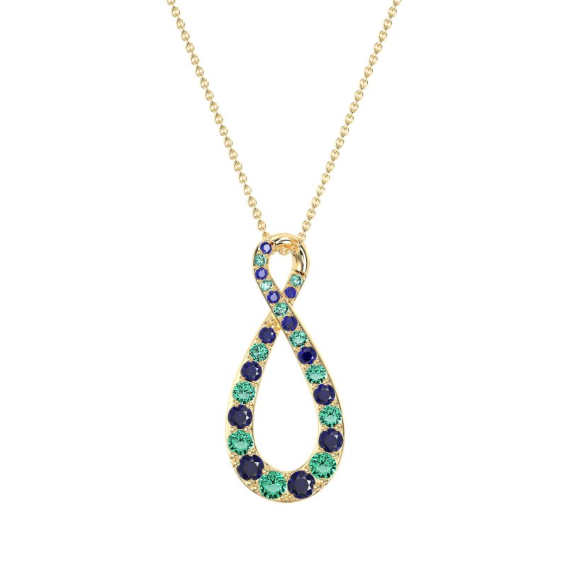 Twisted Infinity Necklace