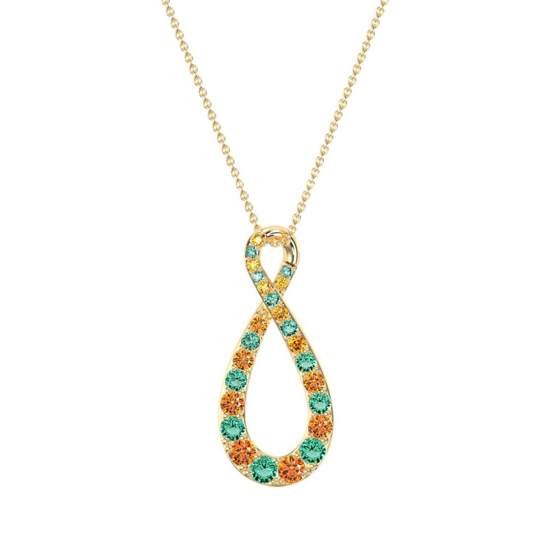 Twisted Infinity Necklace