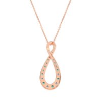 Twisted Infinity Necklace