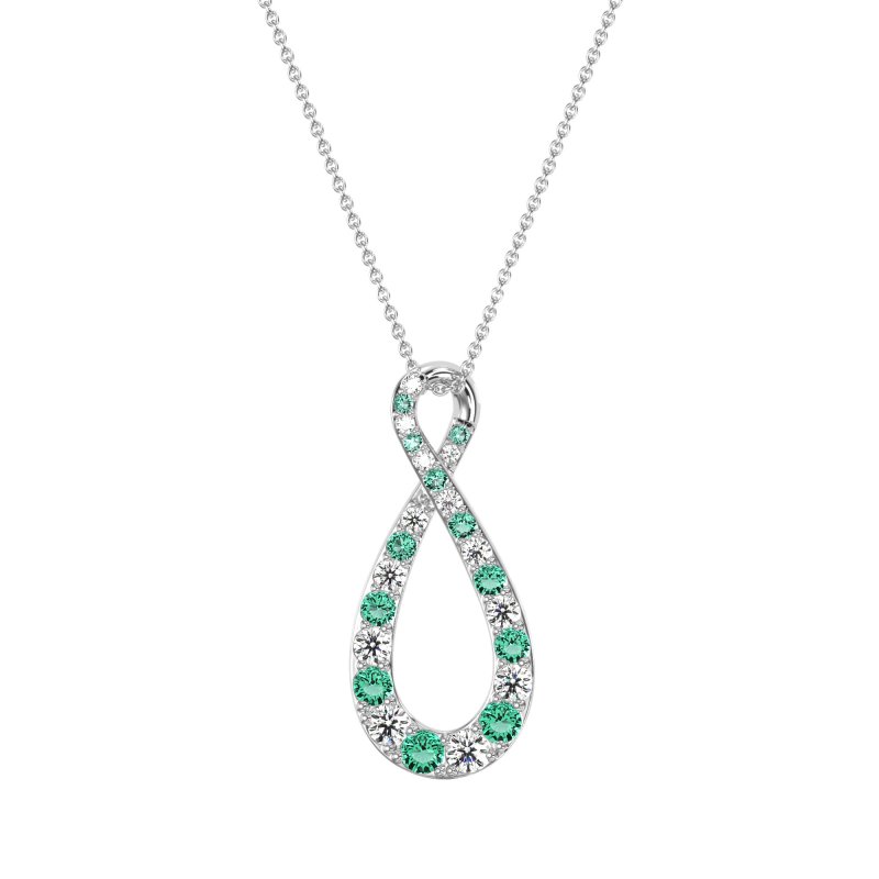 Twisted Infinity Necklace